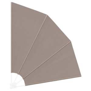 Zástěna na balkon 140 x 140 cm Polyester Taupe - obrázek 5