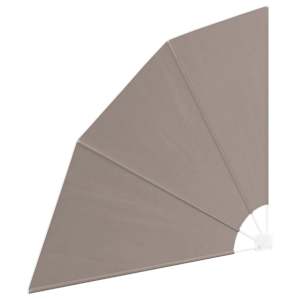 Zástěna na balkon 140 x 140 cm Polyester Taupe - obrázek 4