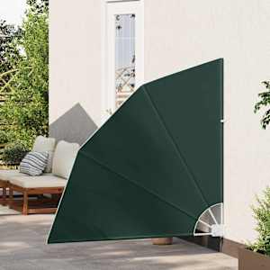 Zástěna na balkon Tmavě zelená 140 x 140 cm Polyester - obrázek 3