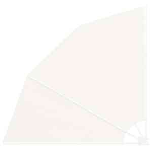 Zaslon za zasebnost na balkonu krema 160 x 160 cm Poliester