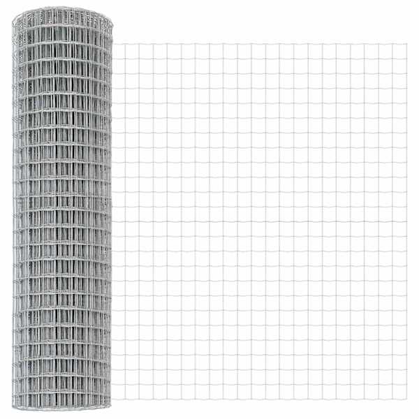 vidaXL Euroopa aed 1,4 x 10 m PVC-kaetud raud