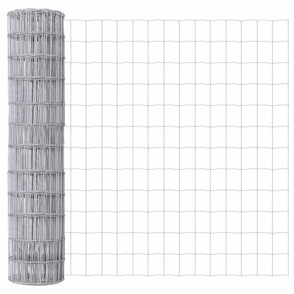 vidaXL Euroopa aed 1,4 x 10 m PVC-kaetud raud