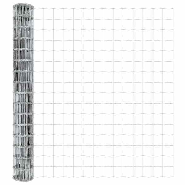 vidaXL Euroopa aed 1,5 x 10 m PVC-kaetud raud