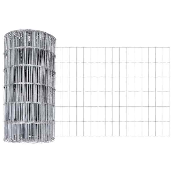 vidaXL Euroopa aed 0,6 x 25 m PVC-kaetud raud