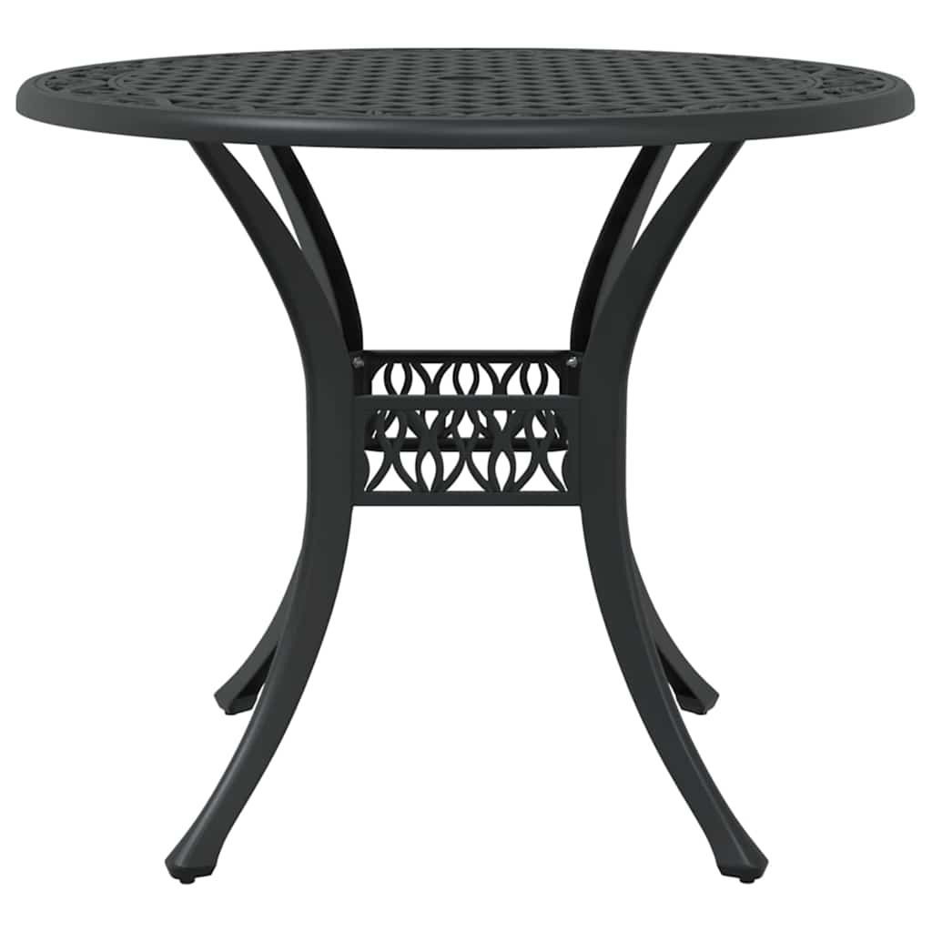 Komplet za jedilnico v vrtu 5 pcs Črna Aluminij - slika 8