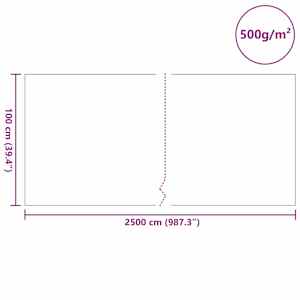 Fleece do rybníku Šedá 1 x 25 m Polyester a bavlna - obrázek 10