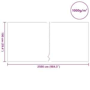 Fleece do rybníku Šedá 1 x 25 m Polyester a bavlna - obrázek 10