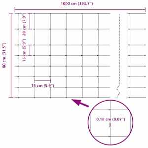 Divoký plot Horkovzdušné pozinkované 1000 x 80 x 0,18 cm Železo - obrázek 9