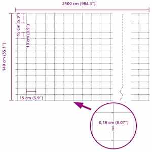 Pastevní plot Stříbrná 25 x 1,4 m Pozinkovaná ocel - obrázek 9