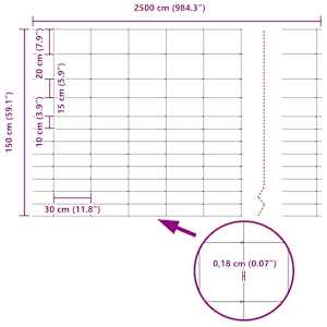 Pastevní plot Stříbrná 25 x 1,5 m Pozinkovaná ocel - obrázek 9