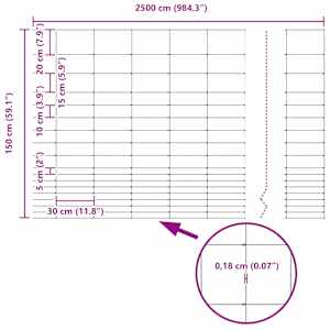 Pastevní plot Stříbrná 25 x 1,5 m Pozinkovaná ocel - obrázek 9