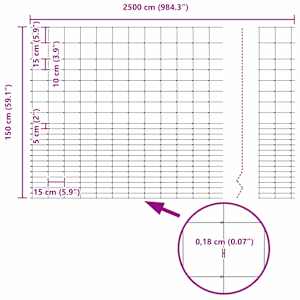 Pastevní plot Stříbrná 25 x 1,6 m Pozinkovaná ocel - obrázek 9