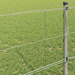 Pastevní plot Stříbrná 50 x 0,8 m Pozinkovaná ocel - obrázek 4