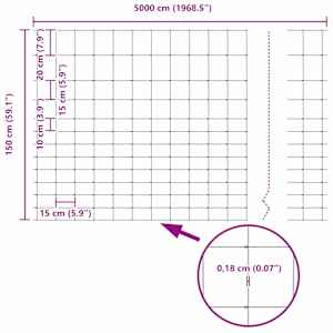 Pastevní plot Stříbrná 50 x 1,5 m Pozinkovaná ocel - obrázek 9