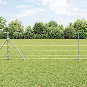 Pastevní plot Stříbrná 100 x 0,8 m Pozinkovaná ocel - obrázek 1