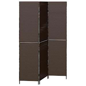 vidaXL Toa jagaja Pruun 146 x 180 cm pol&uuml;rotang