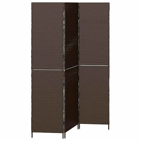 vidaXL Toa jagaja Pruun 146 x 180 cm pol&uuml;rotang