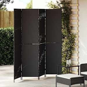 Pregrada Črna 195 x 180 cm poli ratan