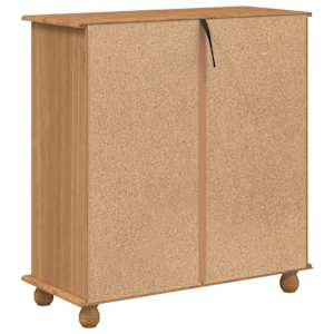 Komoda ASKIM Hnědá 91 x 40 x 95,5 cm Masivní borové dřevo - obrázek 8