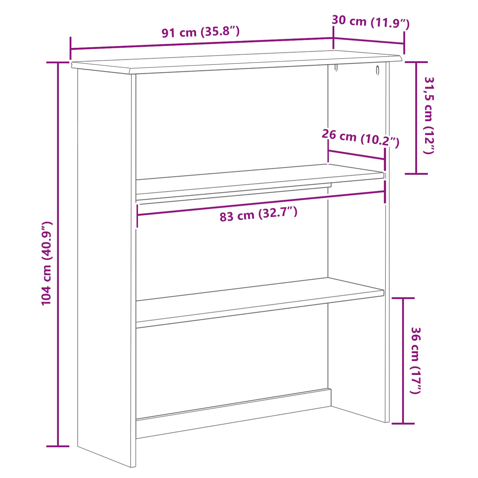Küülikukapp ASKIM Pruun 91 x 30 x 104 cm Männipuit 9 Kõik vajalik sinu aeda ja koju! Küülikukapp ASKIM Pruun 91 x 30 x 104 cm Männipuit - Image 9