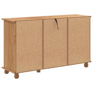 Komoda ASKIM Hnědá 79 x 40 x 133,5 cm Masivní borové dřevo - obrázek 8