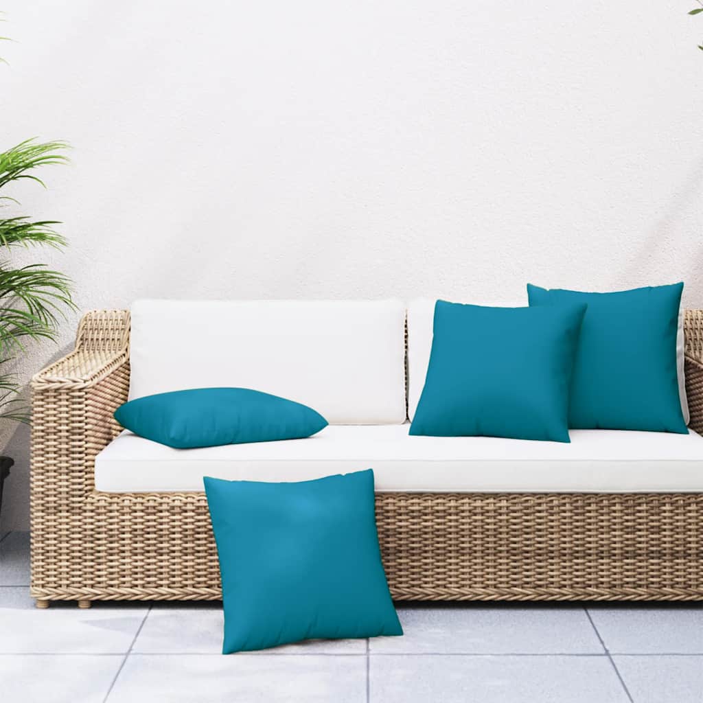 Thumbnail - vidaXL Sofakissen 4 Stk. Blau 40x40 cm Stoff