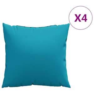 vidaXL diivanipadjad 4 tk, sinised, 60 x 60 cm, kangas