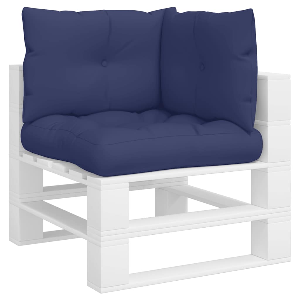 vidaXL Palletkussens 3 st oxford stof marineblauw afbeelding