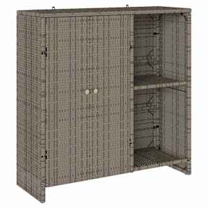 vidaXL Hoiukapp riiuliga ladustamisega Hall 100 x 36 x 102 cm Rotang