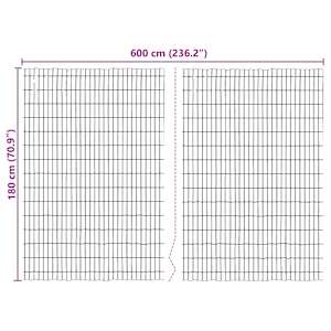 Plot z kůry Hnědá 600 x 180 cm Kůra - obrázek 6