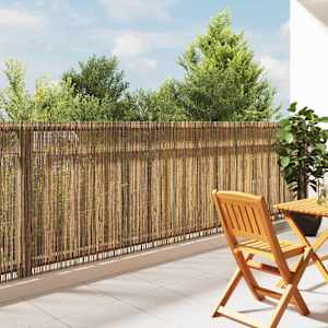 Bambusova ograja Naravna 400 x 125 cm Bambus