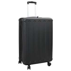 Kovček s ključavnico Črna 50 x 30 x 76 cm ABS plastika