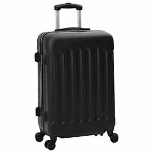 Kufr se zámkem 3 pcs Černá 50 x 31 x 78 cm ABS plast - obrázek 2