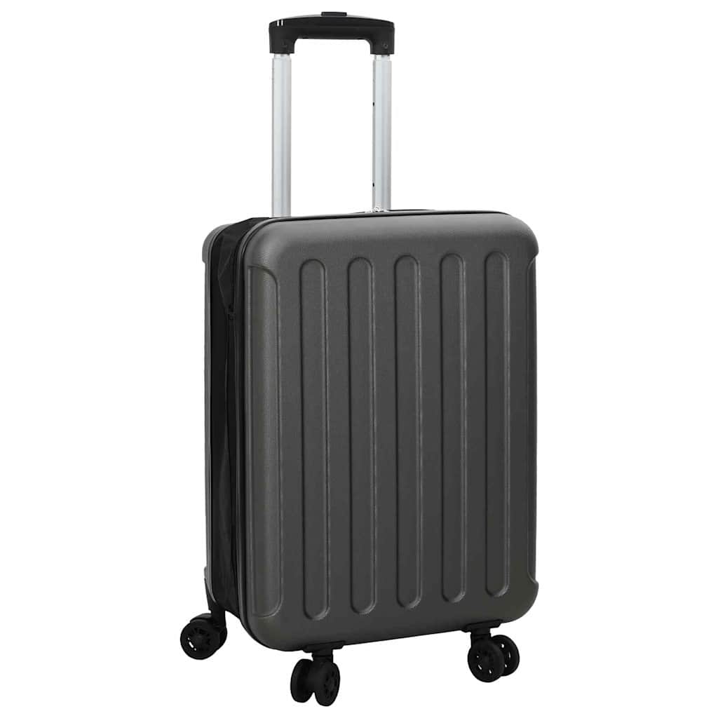 vidaXL Valiză cu blocare Gri închis 34 x 23 x 55.5 cm Plastic ABS