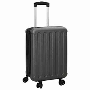 Kufr se zámkem Tmavě šedá 34 x 23 x 55.5 cm ABS plast - obrázek 1
