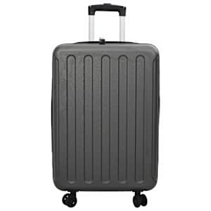 Kufr se zámkem Tmavě šedá 43 x 27 x 66 cm ABS plast - obrázek 3