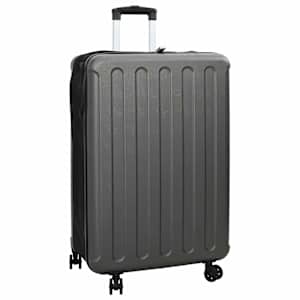 Kufr se zámkem Tmavě šedá 50 x 30 x 76 cm ABS plast - obrázek 1