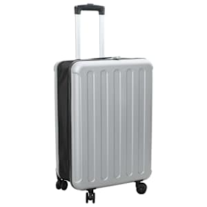 Kufr se zámkem Stříbrná 43 x 27 x 66 cm ABS plast - obrázek 1