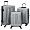 vidaXL Kohver lukuga 3 tk H&otilde;bedane 50 x 31 x 78 cm ABS Plastik