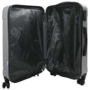 Kufr se zámkem 3 pcs Stříbrná 50 x 31 x 78 cm ABS plast - obrázek 2