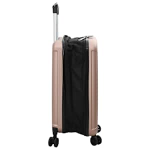 Kufr se zámkem růžová zlatá 34 x 23 x 55.5 cm ABS plast - obrázek 4