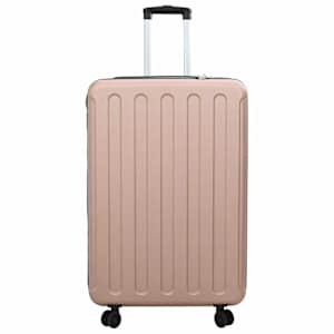 Kufr se zámkem růžová zlatá 50 x 30 x 76 cm ABS plast - obrázek 3