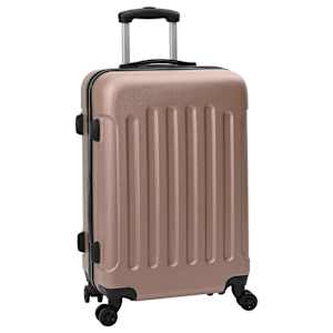 Kufr se zámkem 3 pcs růžové zlato 50 x 31 x 78 cm ABS plast - obrázek 2