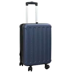 Kufr se zámkem Tmavě moddrá 34 x 23 x 55.5 cm ABS plast - obrázek 1