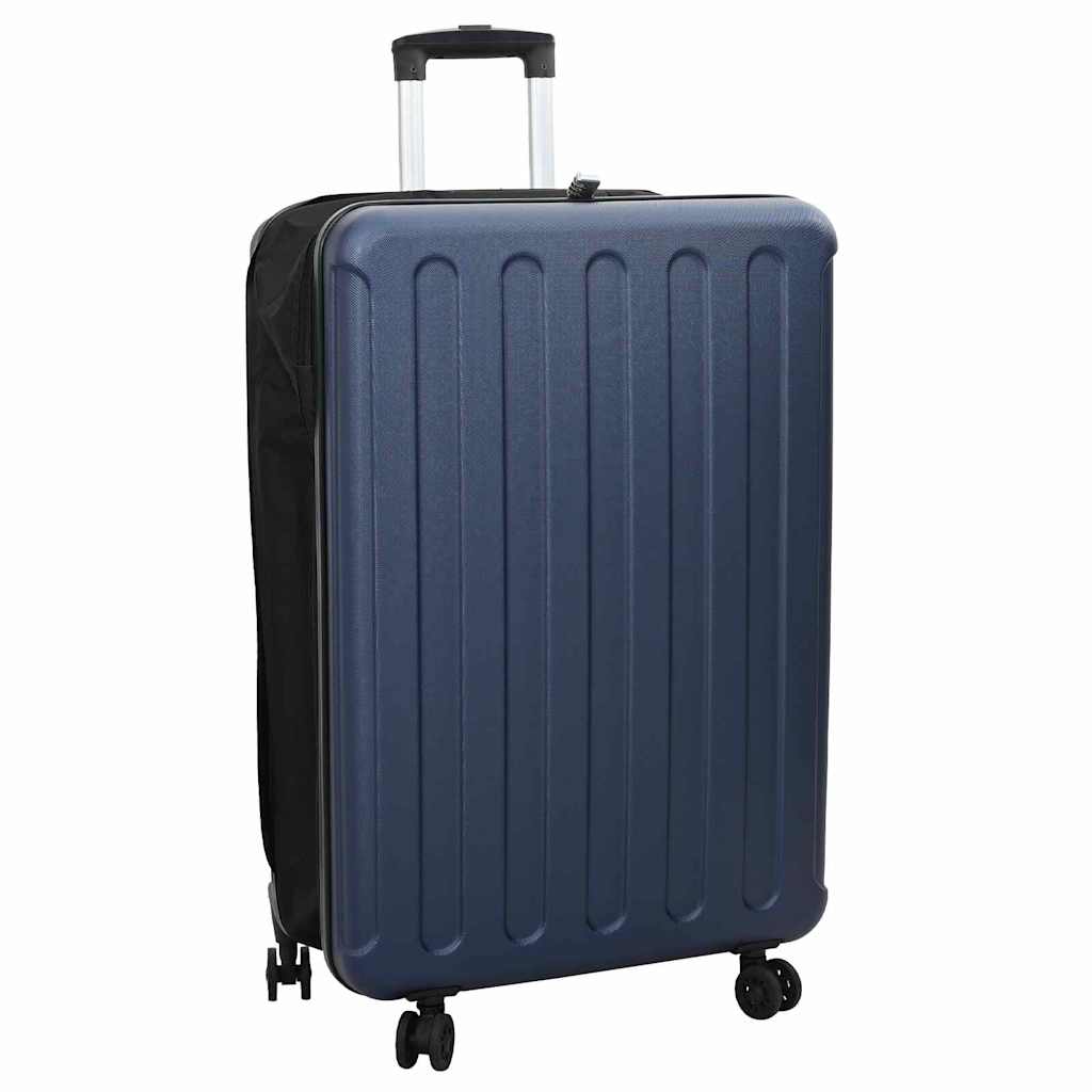 vidaXL faltbarer Koffer Hartschale 28" Dunkelblau 50x30x76 cm ABS