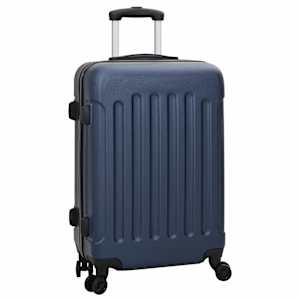 Kufr se zámkem 3 pcs Tmavě modrá 50 x 31 x 78 cm ABS plast - obrázek 2