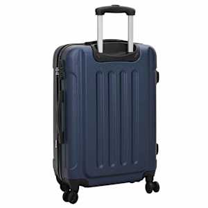Kufr se zámkem 3 pcs Tmavě modrá 50 x 31 x 78 cm ABS plast - obrázek 6