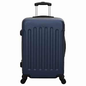 Kufr se zámkem 3 pcs Tmavě modrá 50 x 31 x 78 cm ABS plast - obrázek 3