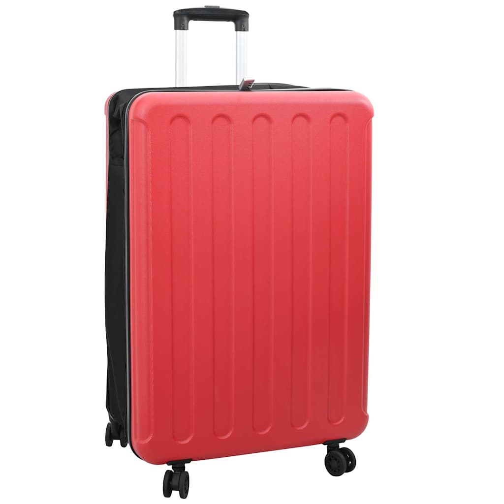 vidaXL Sacoșa pliabilă Coajă Dura 28' Roșie 50x30x76 cm ABS