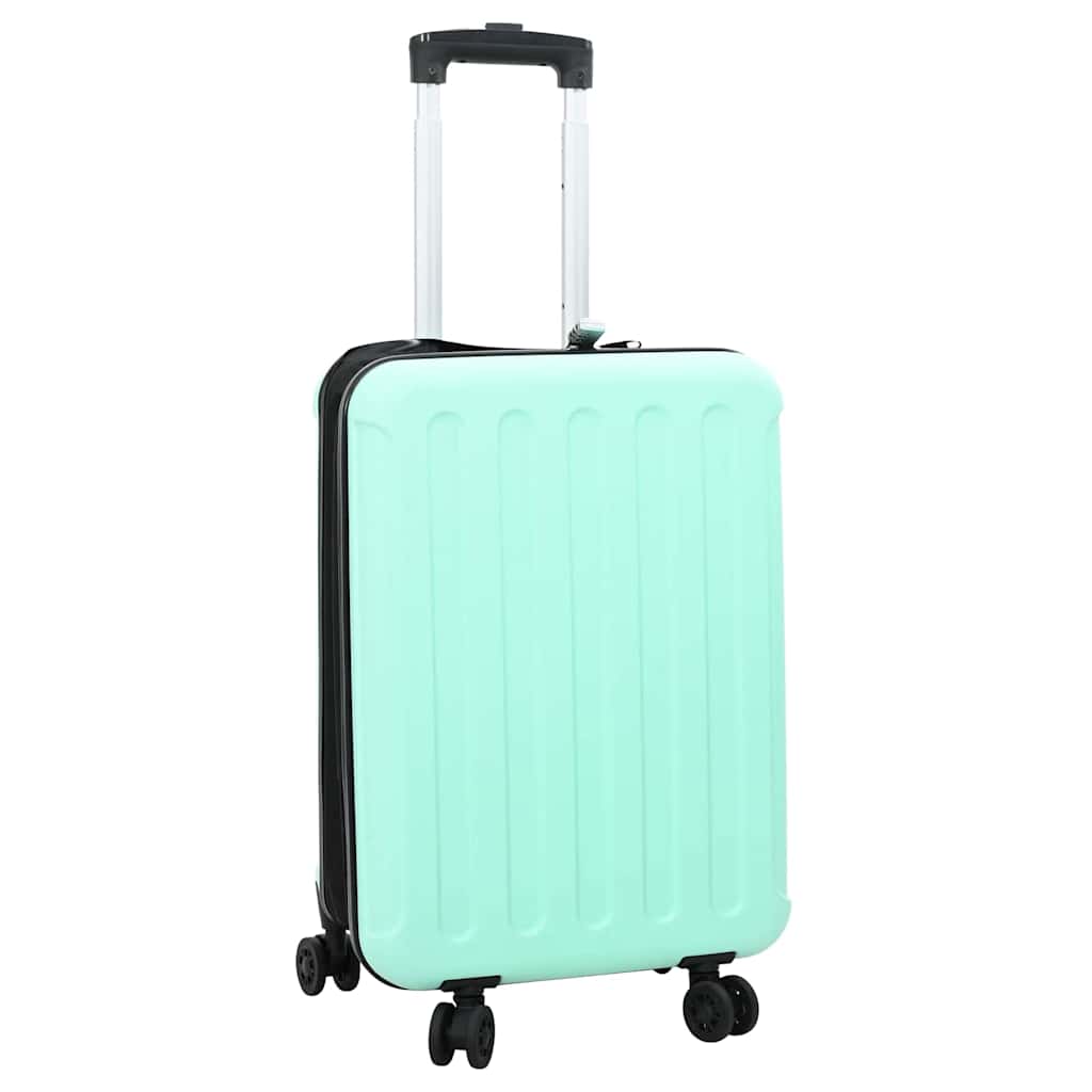 vidaXL Geantă de voiaj pliabilă cu carcasă dură 20\'verde mentă 34x23x55,5 cm ABS
